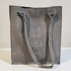 Liz Claiborne grey leather bag